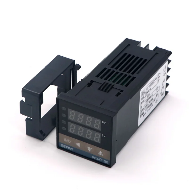 
REX-C100 PID Temperature Controller Digital Thermostat SSR Output K Type Relay Thermocouple Probe Sensor M*AN V*AN AC100-240V 