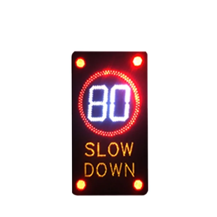 Flashing  Activates Speed Limit Signs Swing Tester Display  Vehicle Activated  Traffic Radar Sign