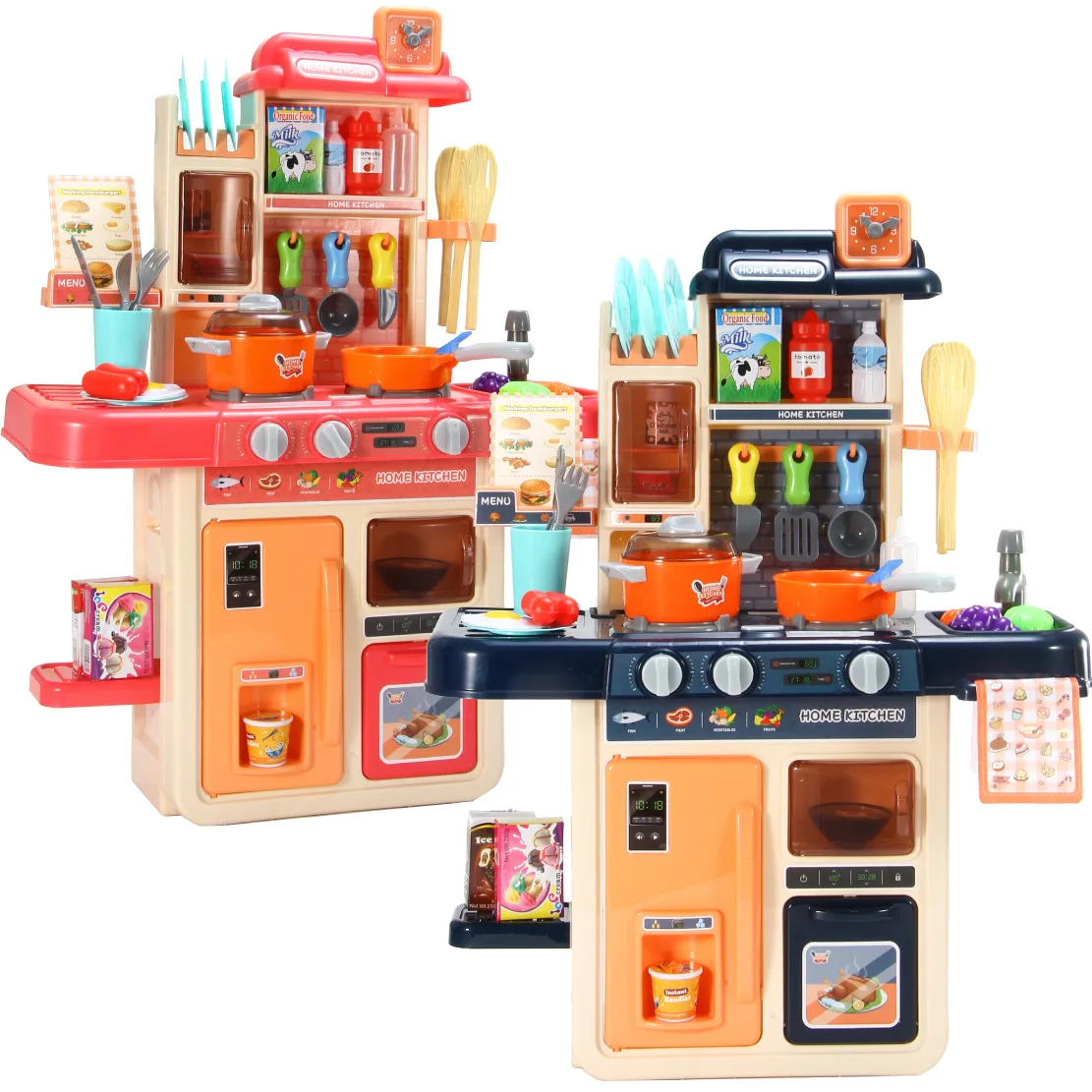 Titok New Fashion 42PCS Plastic Household Items Kids Kitchen Set Toy Pretend Play Happy Kitchen Toys Cooking
