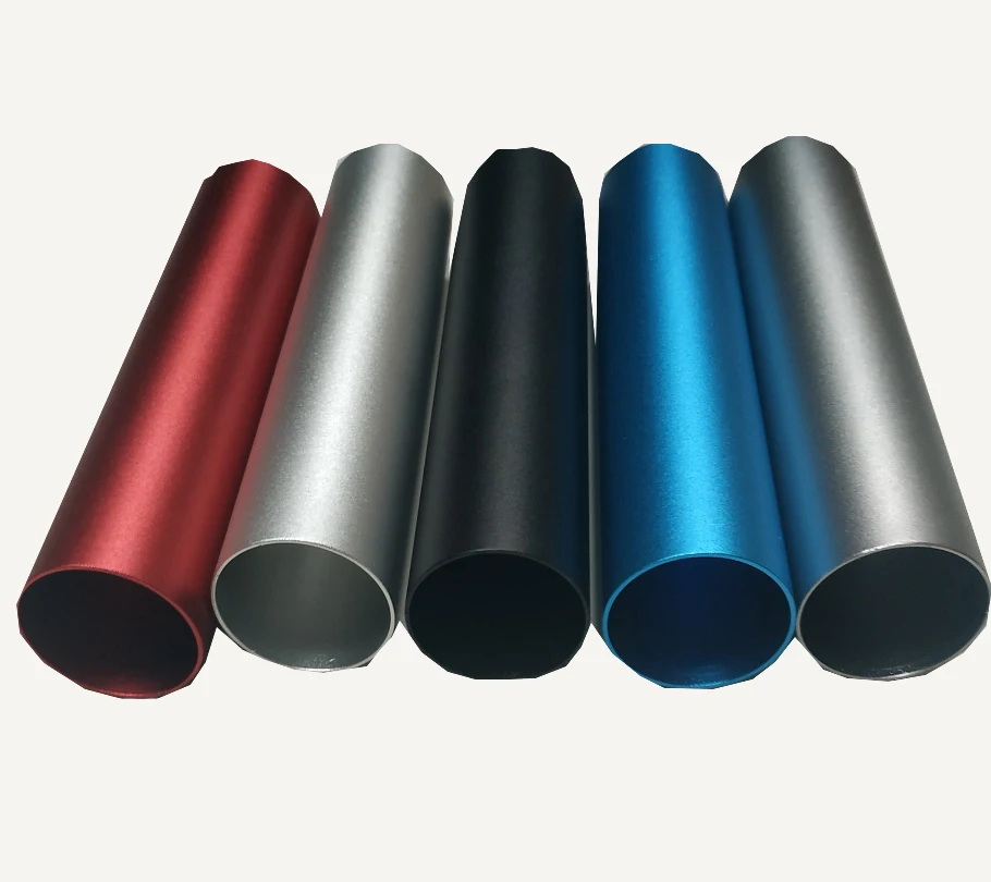 Customized Color Gold Aluminium 6061 Anodized Aluminum Pipes and Seamless Aluminum Tubes Extruded Hollow Manufacturer
