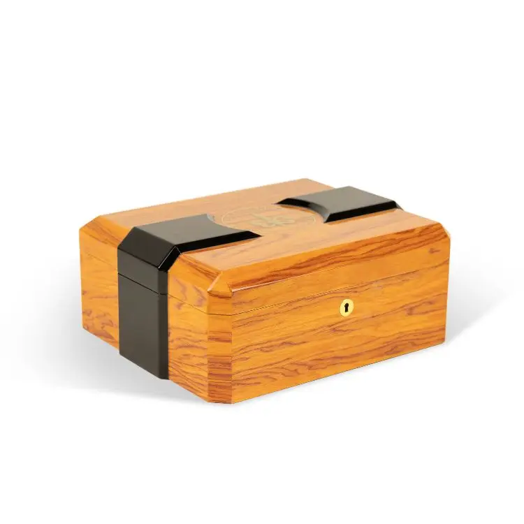 New Design high gloss piano lacquer cigar boxes luxury handmade custom wooden cigar humidor