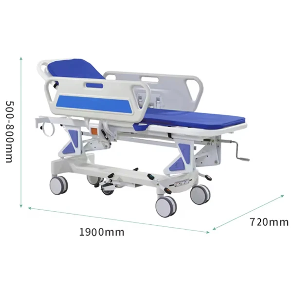 Factory Wholesale Medical Transport Stretcher Transfer Trolley Hospital Bed For Emergency