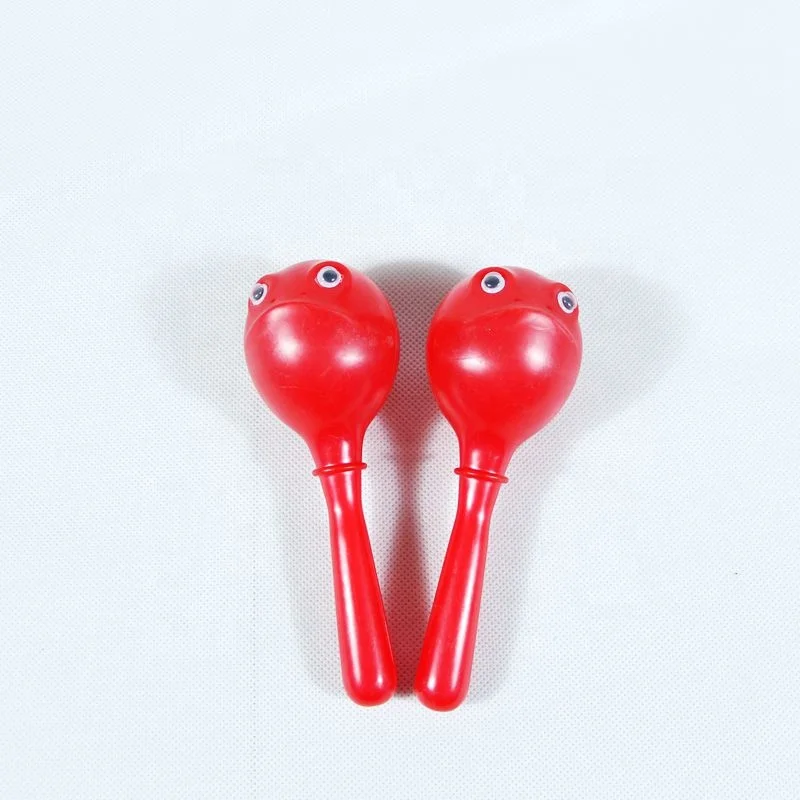 Promotional Names of percussion musical instrument animal maracas plastic maracas