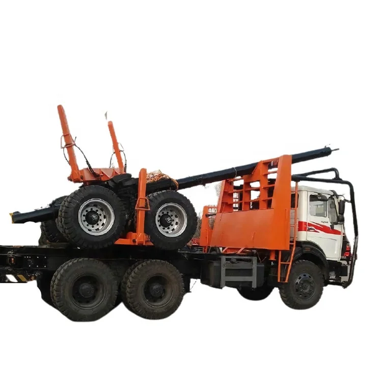 6x6 6x4 Heavy Duty Log Transport Trucks in Forest Areas Wood Storage Yards Train Freight Ports Etc.
