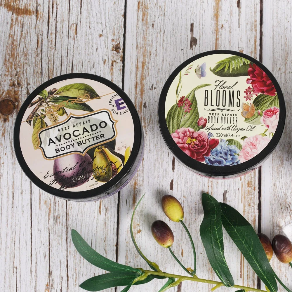 Private Label Moisturizing Lotion Vegan Coconut Shea Mango Whipped Body Butter