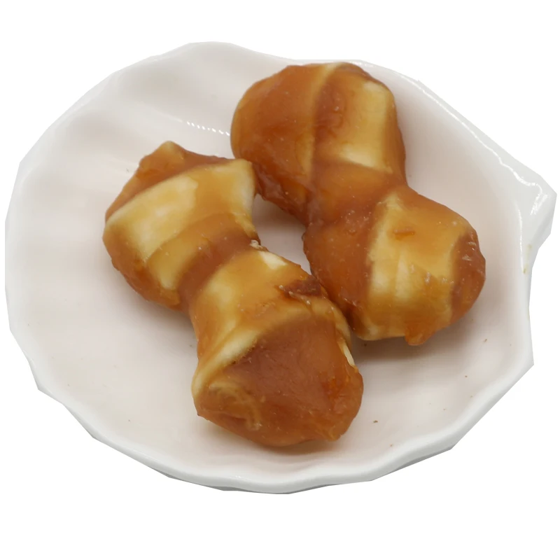 Duck soft knotted bone meat new dog treats with