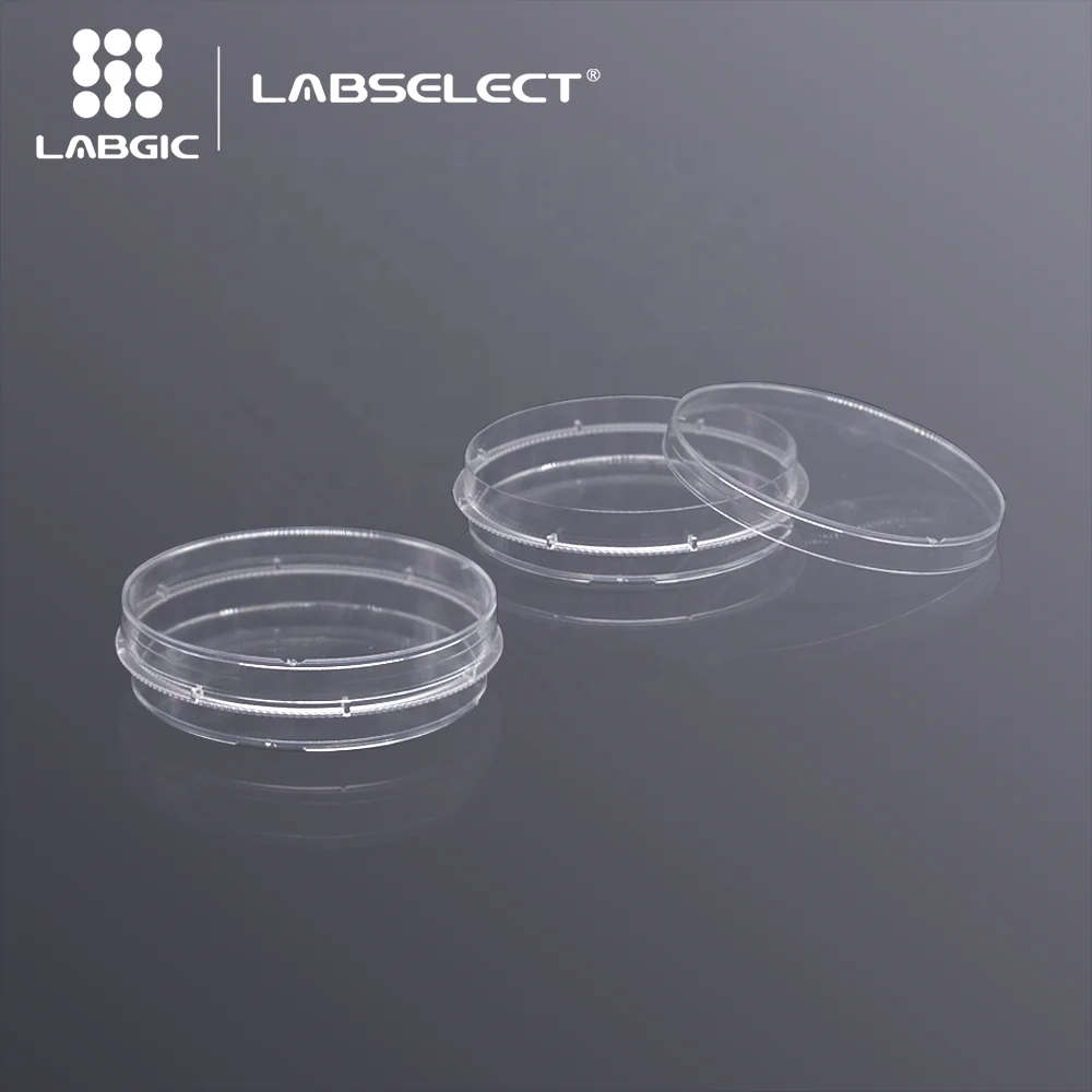 Labgic cell cuture dish 100mm petri dish easy to handle Labselect lab dish