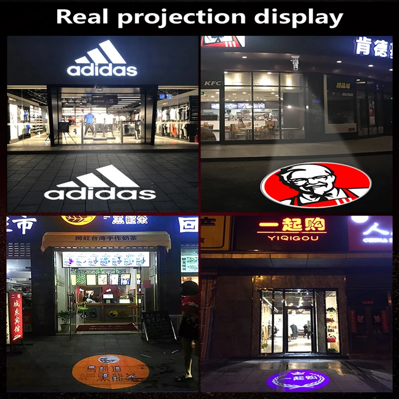 
Customer design 50w indoor logo projector light for store shop 