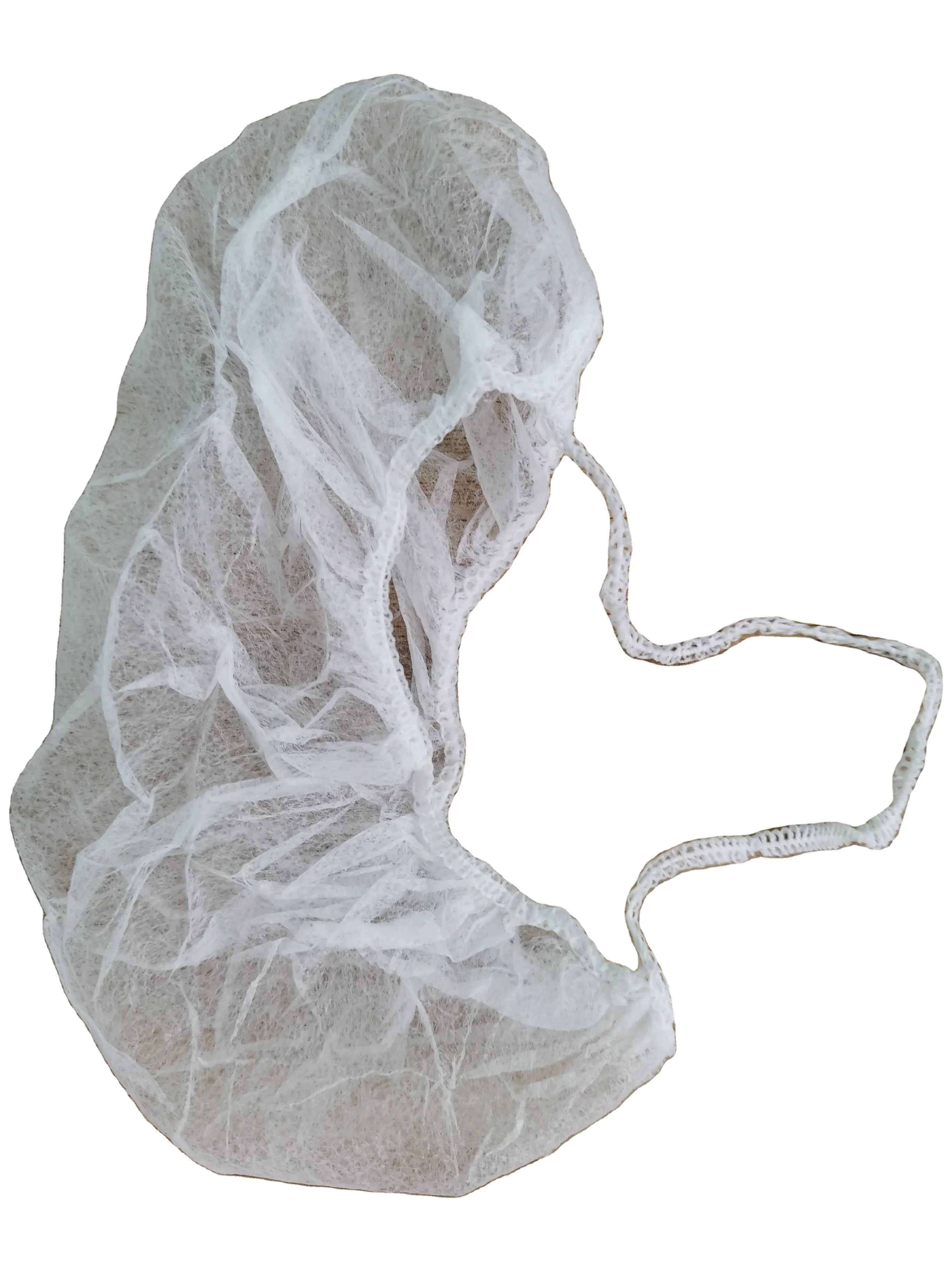 Disposable PP beard net beard cover with tie black  customized  high quality for food industry