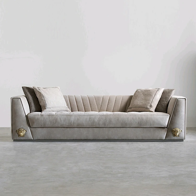 Italian design Leather sofa set elegant luxury art lounge chesterfield sofa set furniture italian design modern 3 seater sofas