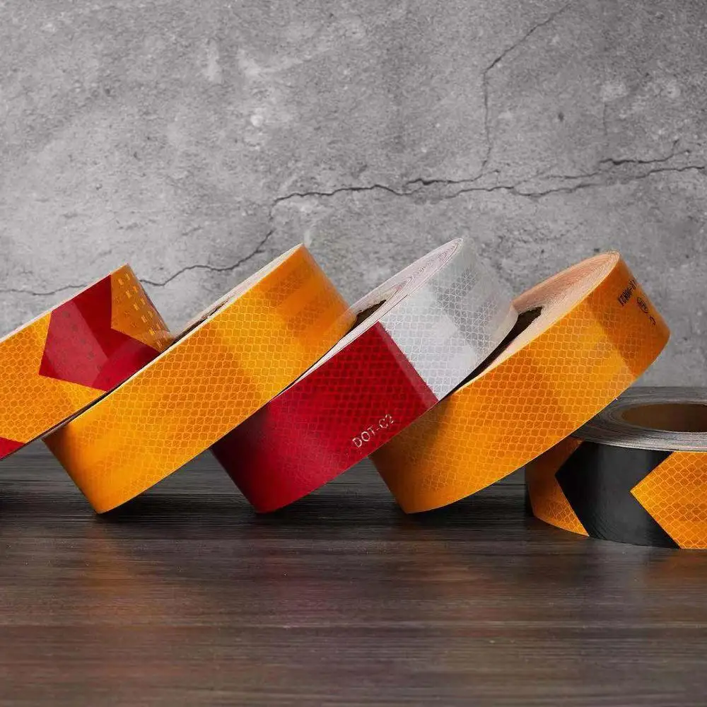 HIP reflective car stickers adhesive tape / for car diamond reflective film reflector