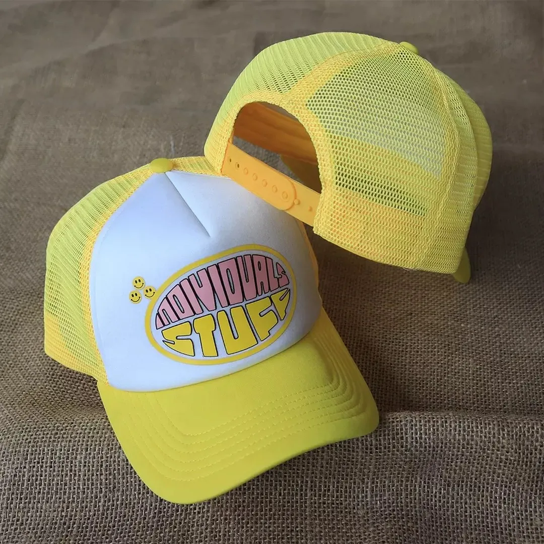 Custom Embroidery Trucker Hat Barbewire Baseball Cap Gorra Snap Back 5 Panel Print Rope Foam Sublimation Mesh Trucker Hat