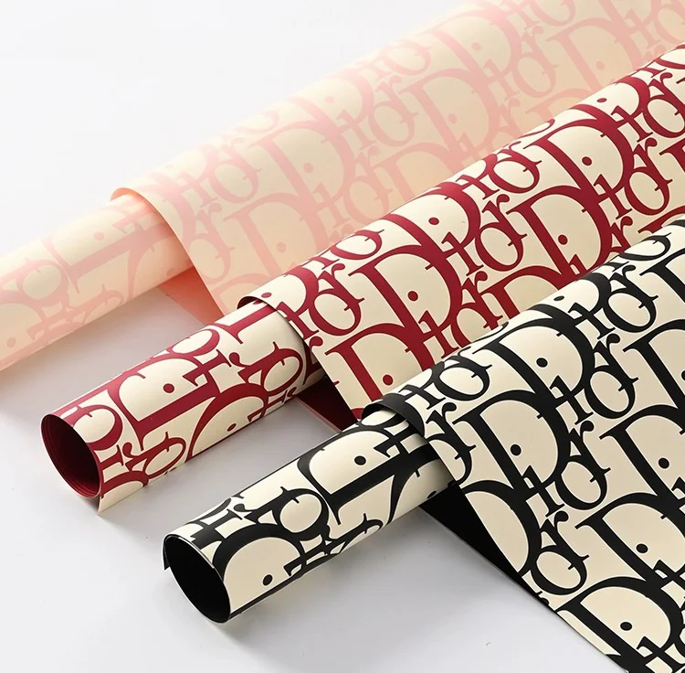 Hot Selling Flower Wrapping Paper 20 Sheets/bag Luxury Gift Bouquet Floral Wrapping Paper Waterproof