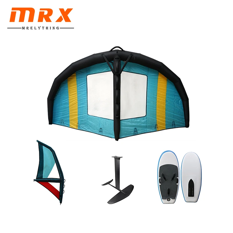 MRX 2024 new surf wing foil 1900cm downwind foilboard sup pied de mat windsurf sup sail hinchable kite surf aspect foil wing