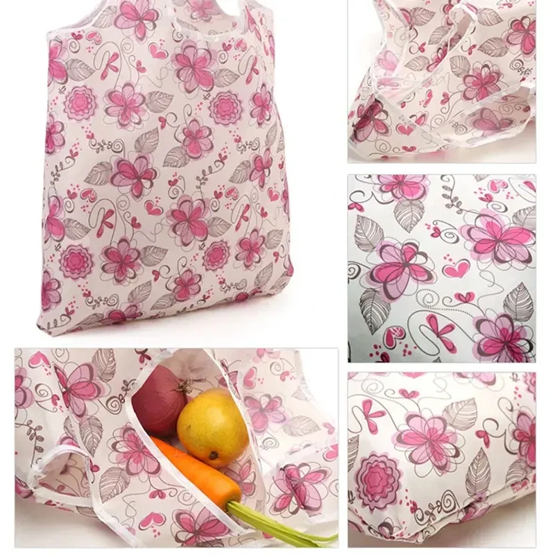 top seller cheap price eco foldable reusable grocery polyester tote shopping bag with custom logo printed