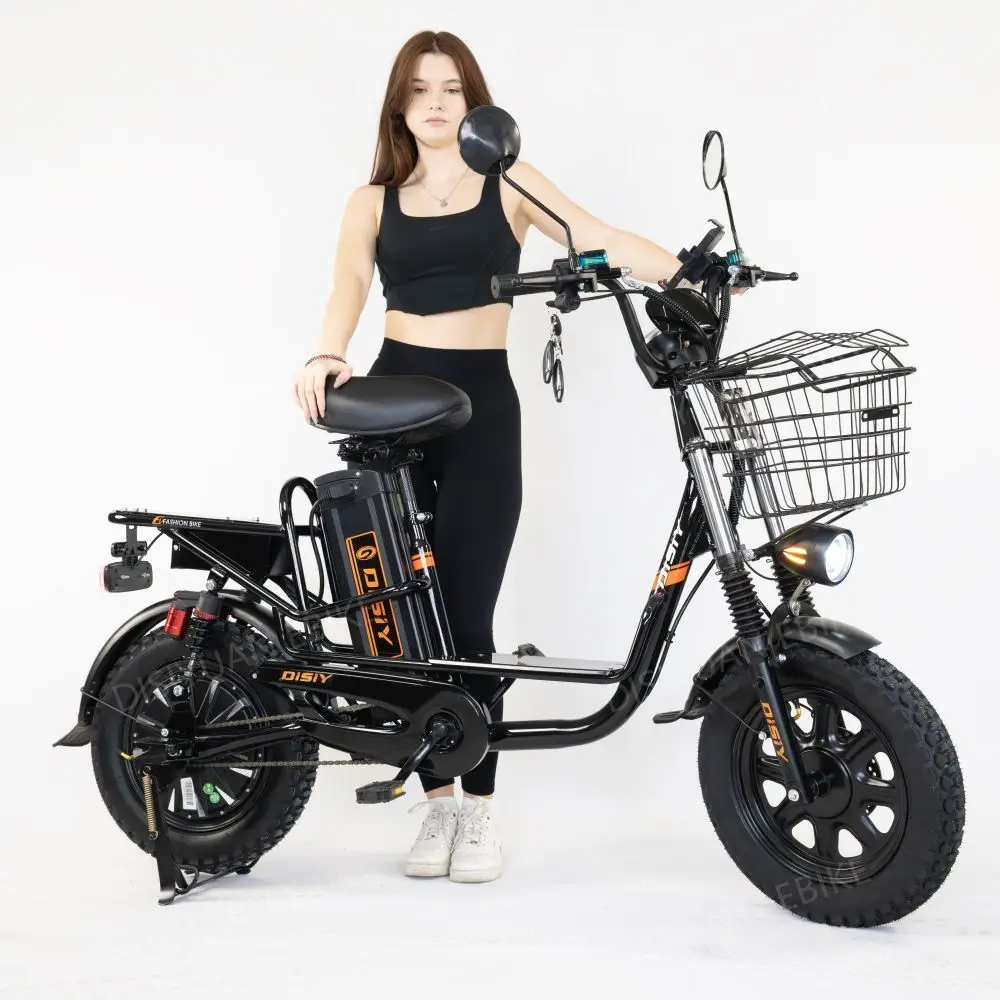 DISIYUAN Dual Removable Battery Electric Bicycle for Adults 60v 20ah 16inch  500W Electric City Bike Electr Bike Factory Price