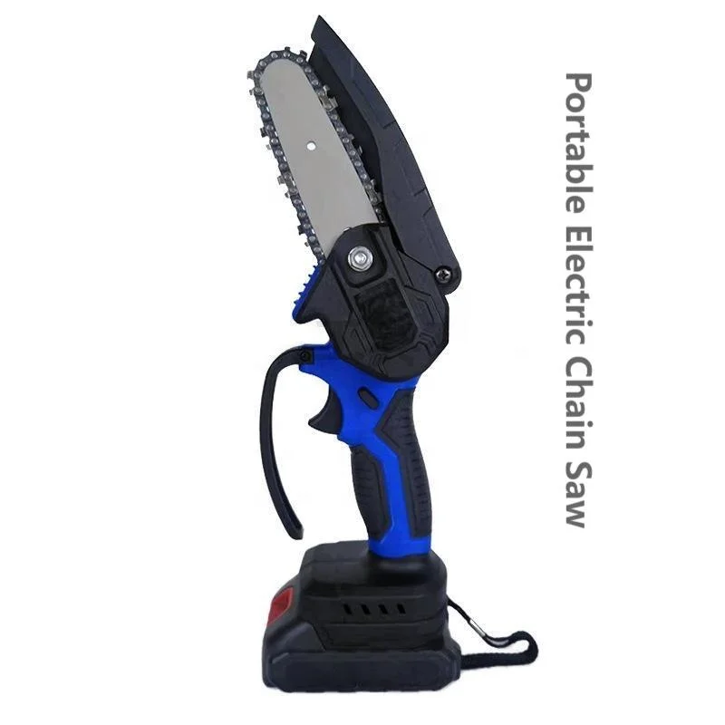 Hot Selling Big Power Portable Electric Chain Saw Lithium Battery Cordless Power Tool Chainsaw
