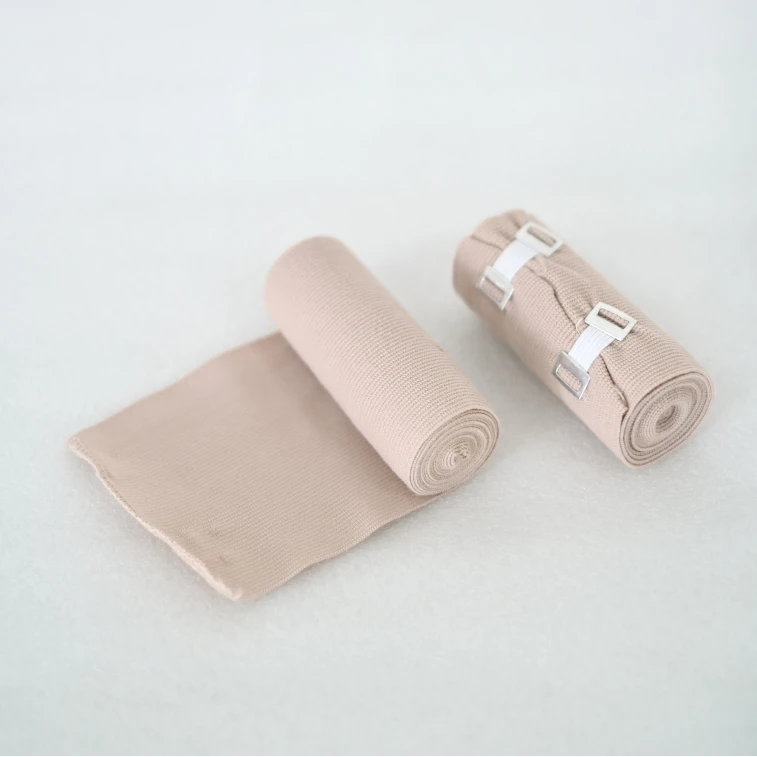 Compression and Support for Foot  Provided Latex-Free Elastic Bandage Wrap for Medical Sports Injuries and Sprains