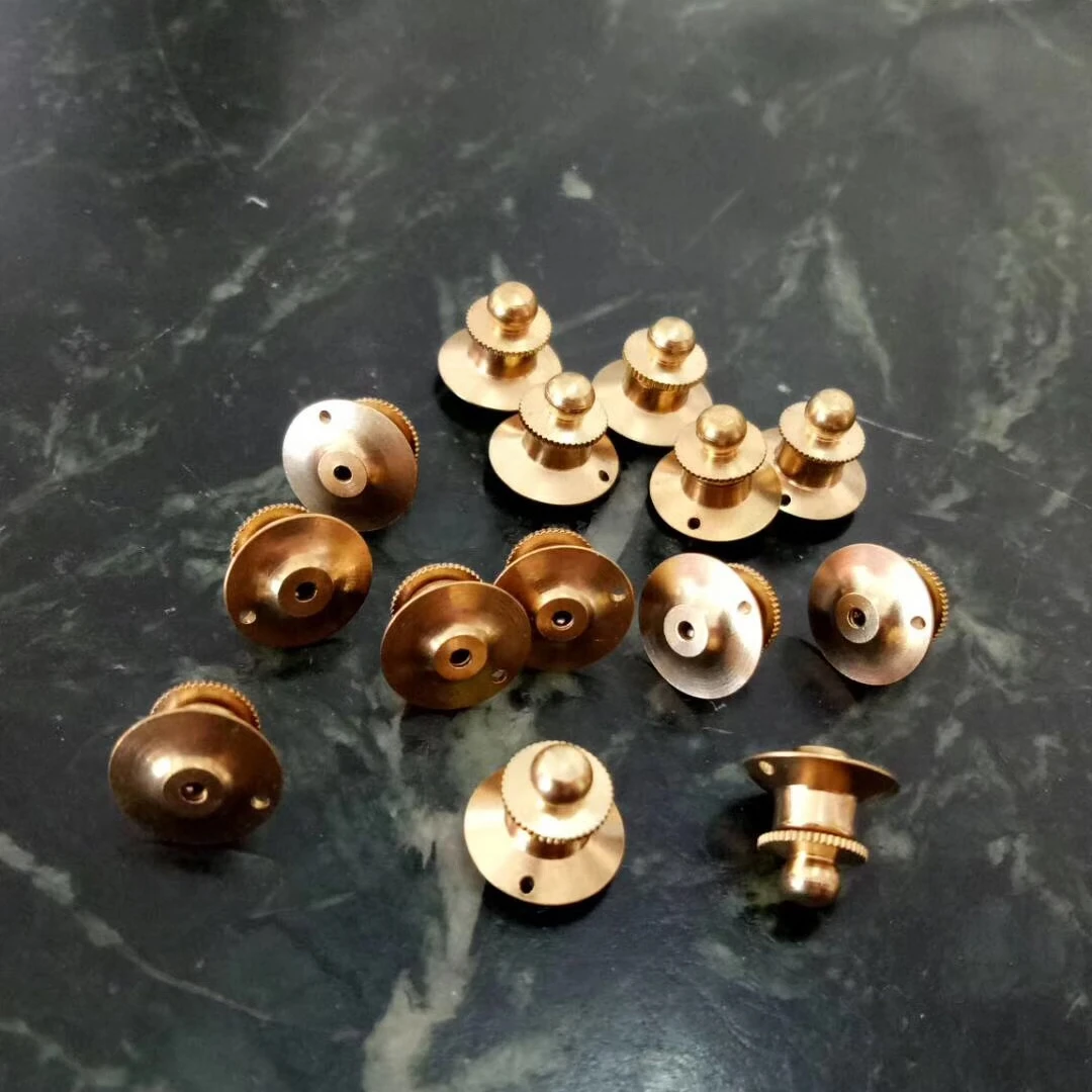 promotion locking pin back nickel & gold  lapel pin back clutch back in stock