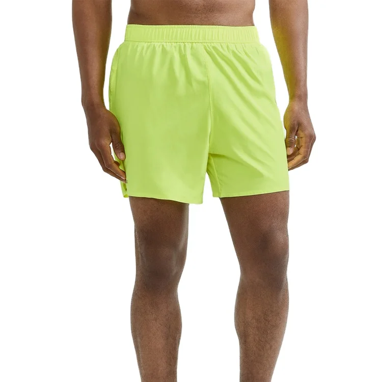 Men Elastic Waistband Comfy Gym Print Logo Sport Men Plain Polyester Running Summer Short