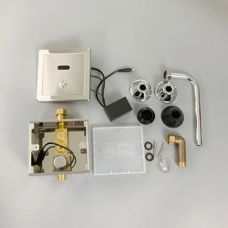 Washroom Accessories Automatic Hands Free Flushometer Auto Sensor Urinal Flush Valve