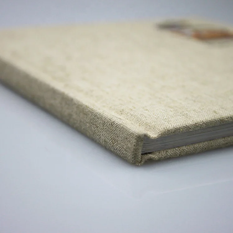 Custom Design Fabric Cover Hardback 150 Sheets square Note Book