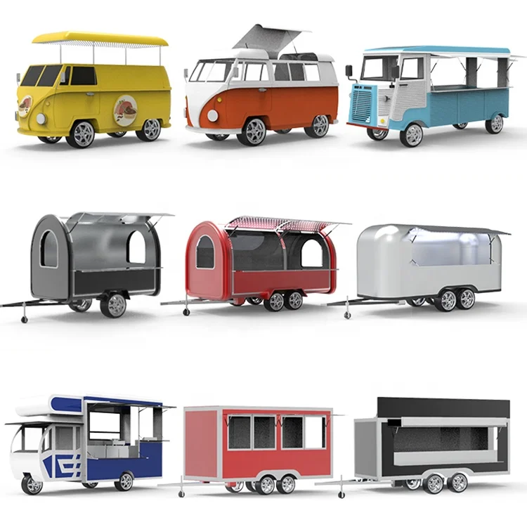 Top Selling Volkswagen Electric Food Truck Coffee Ice Cream Hot Dog Food Cart For Sale USA