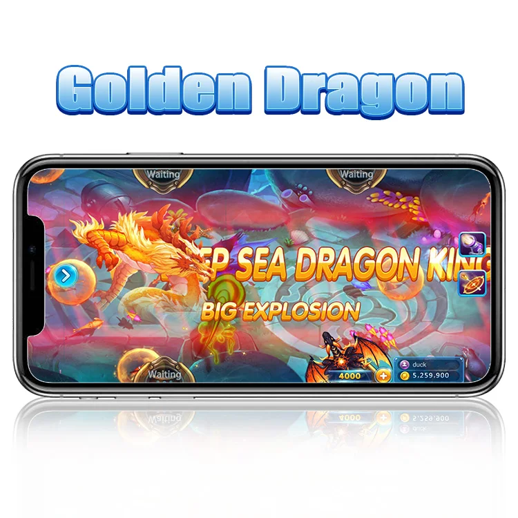 
Online Fishing Hunter Gambling GoldenDragon Fish Game Software 
