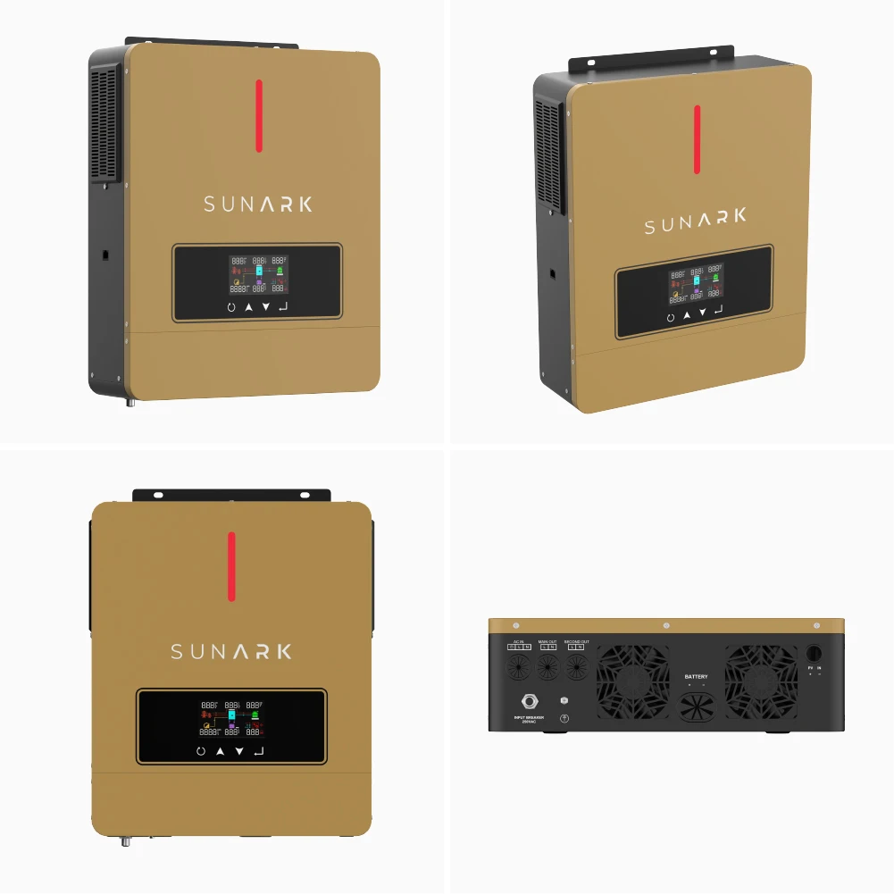Sunark High Quality Hybrid Solar Inverters 6.2Kw 4.2Kw 3.6Kw Single Phase Inverter Solar With WIFI