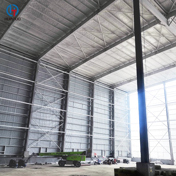 China Prefabricated Waterproof Light Steel Structure Storage Building Metal Sheds For Sale