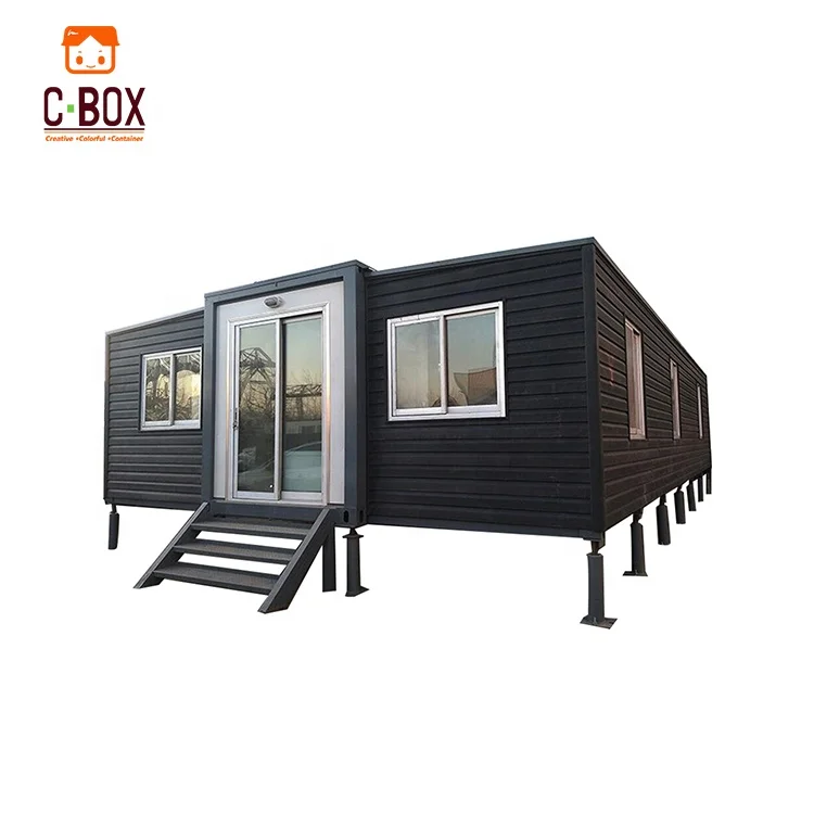 China prefabricated home australian luxury 40ft expandable container house alibaba