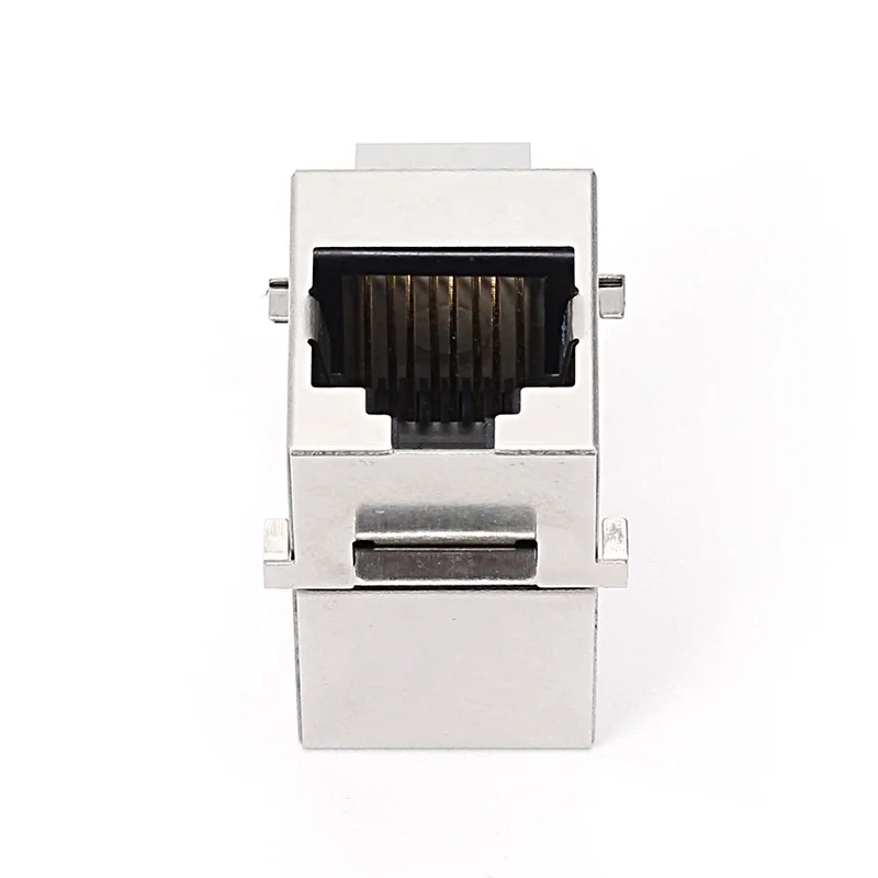 1U Cat6A FTP SFTP Keystone Jack RJ45 10Gigabit Module Fluke Pass