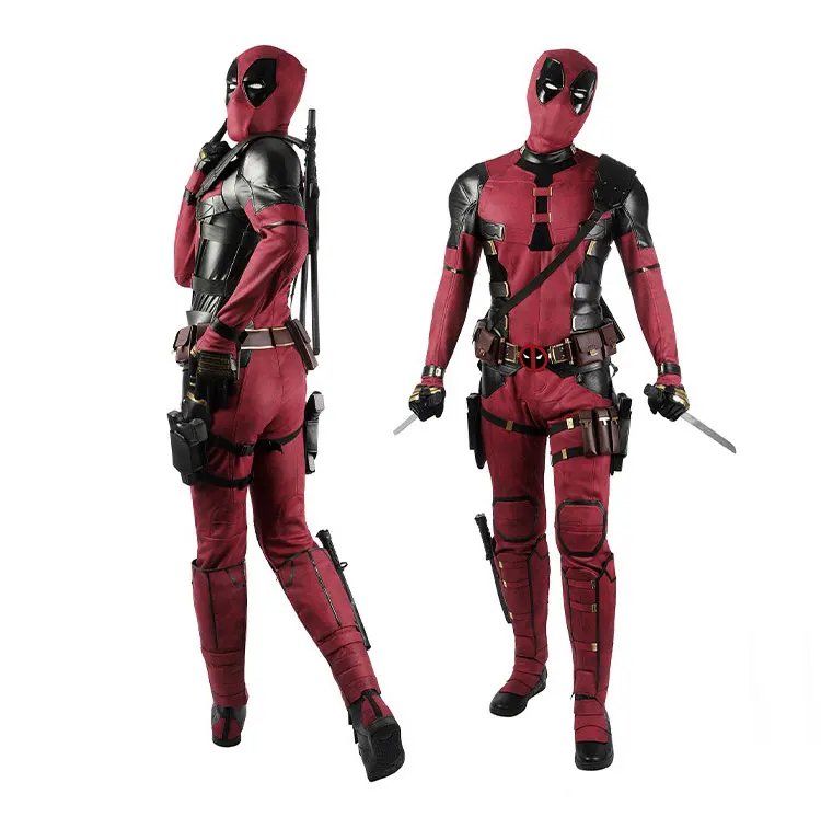 Factory Supply Realistic Party Cosplay Dead Pool 3 Wade Wilson Costume Wearable Suit
