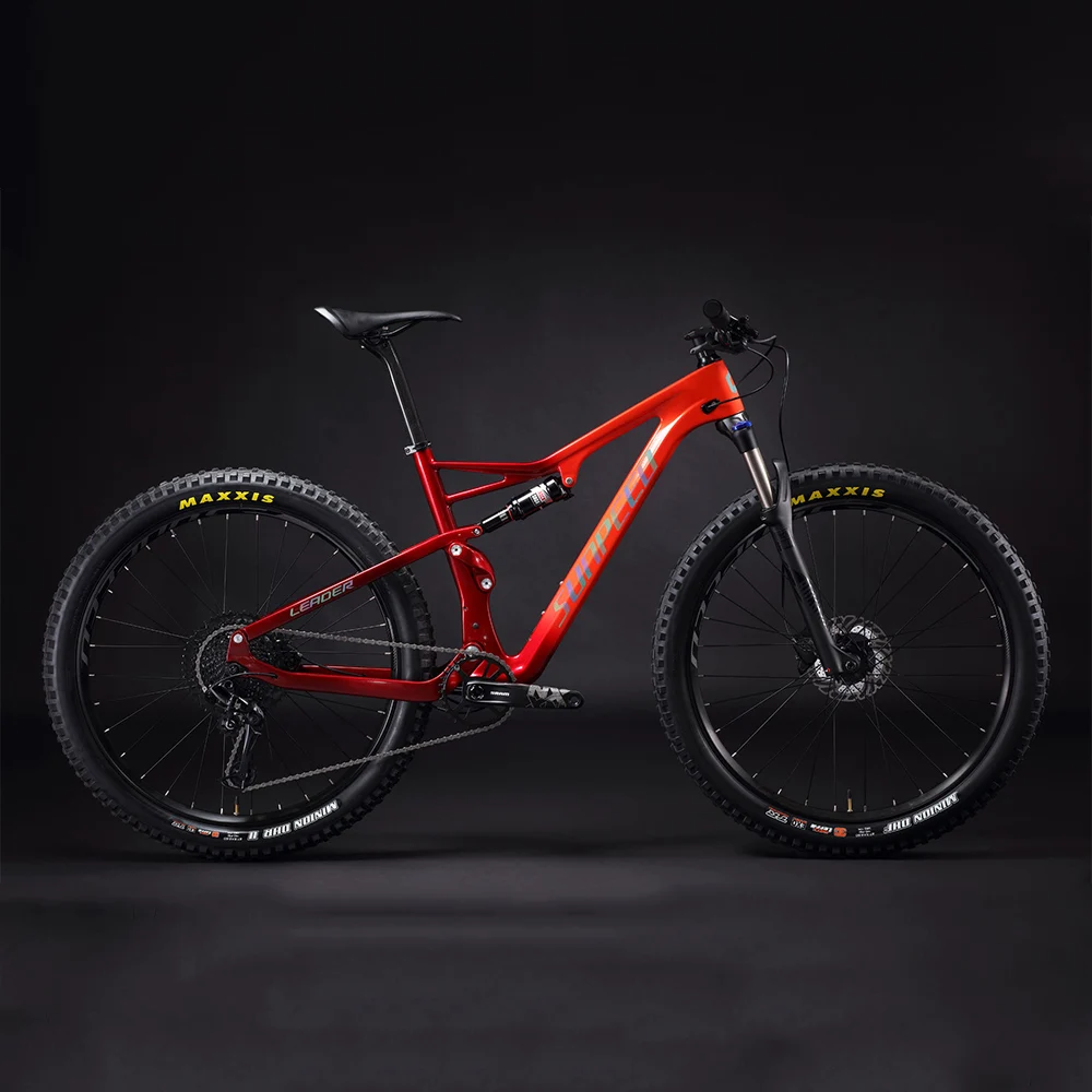 Promotion XC 148MM off road carbon mtb 29er full suspension soft tail mountain bike bicycle