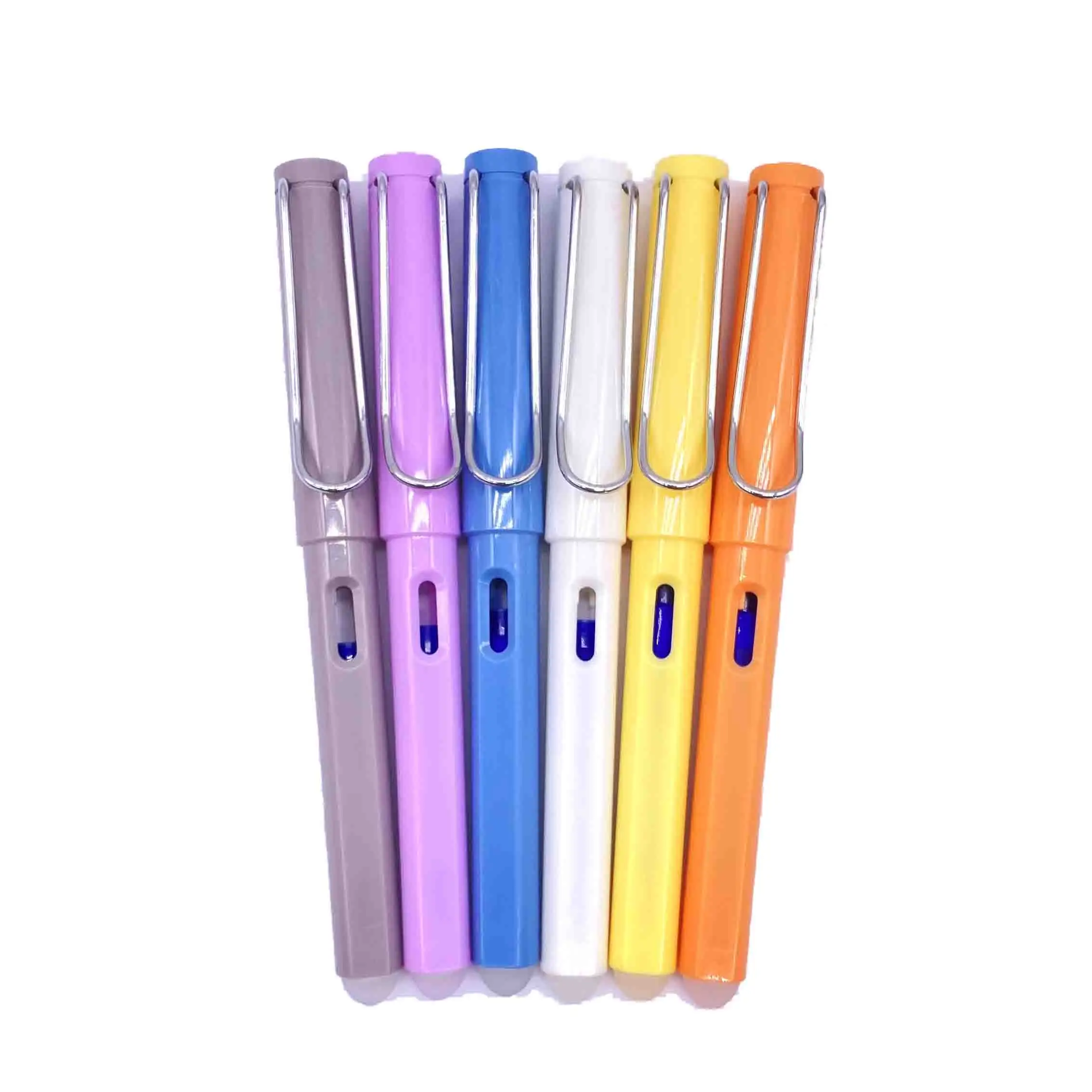 Longorgeous  Hot Selling Promotional Plastic Fat Erasable Custom Pen With Refill