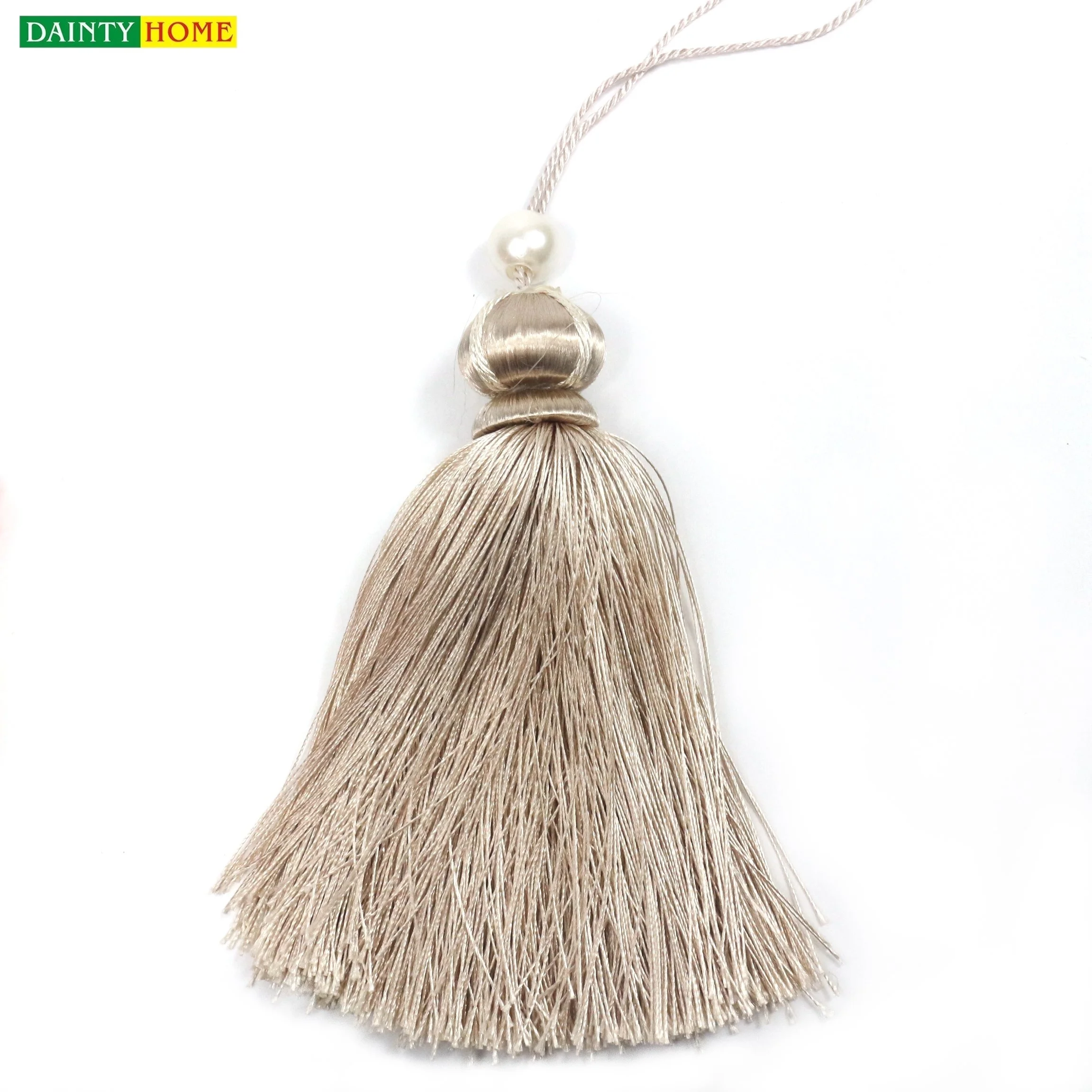 Dainty Home Hot Sale Wholesale New Cheap Colorful Small Curtain Cotton Tassel for Curtain