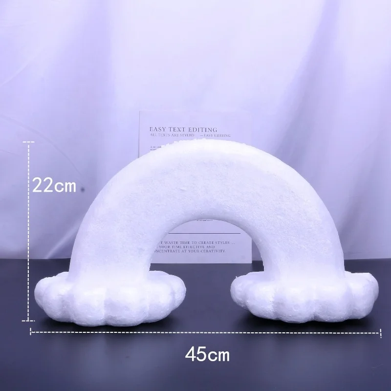 Wholesale 40cm Foam Bear Embryo Immortal Flower Unicorn Rose Bear Mold KT Cat Foam Model