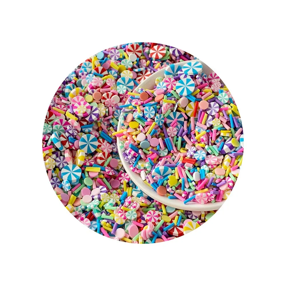 Sweet Candy Sprinkles Art Craft Kits for Kids Cute Soft Polymer Bead Mud Toy Clay Material Valentine Day Gift