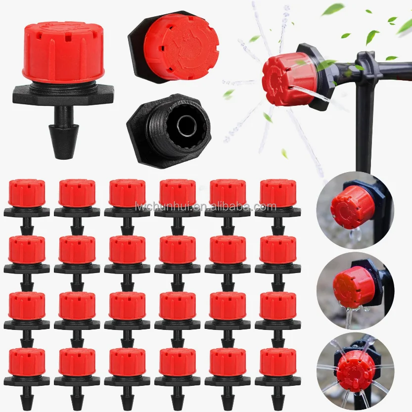 Farm Sprinkler 8 Holes Farm Agricultural Watering& Irrigation Equipment Irrigation Dripper Adjustable online Dropper