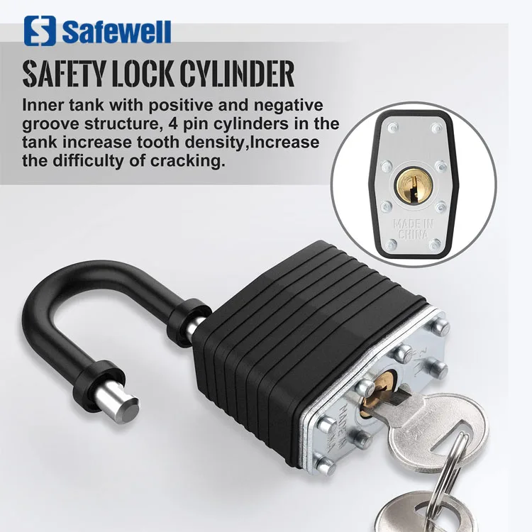 30/40/50/65 mm Short beam Heavy Duty Laminated Steel Padlock