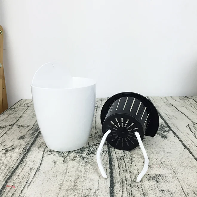 Dropshiping Self Watering Planter Indoor Outdoor Vertical Flower Pot Wall Mounted Window Hanging Pot for Kitchen Herbs