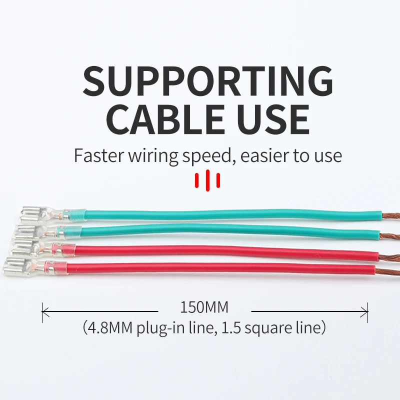 22mm metal push button switch current 20A with light and no light stainless steel self-locking instantaneous wire terminal