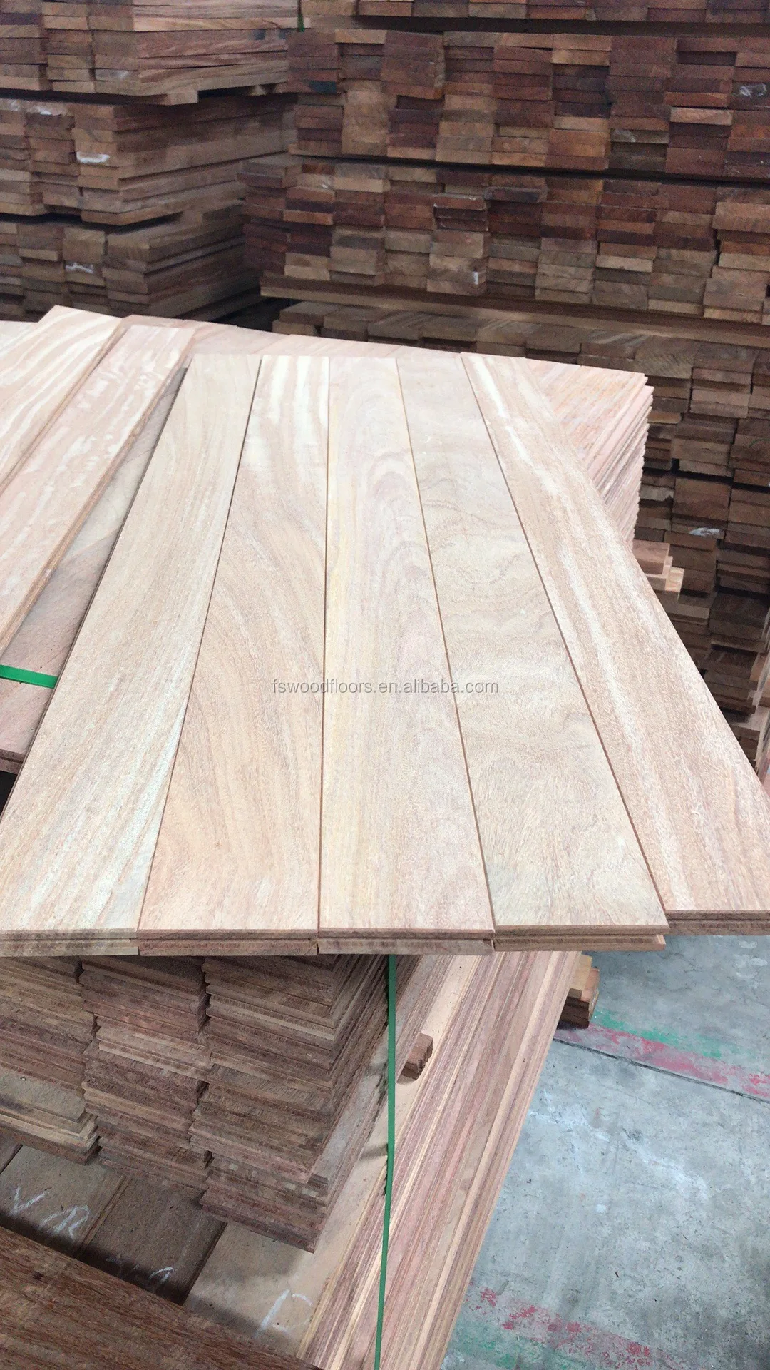 1800 mm length unfinished cumaru Brazilian teak solid hardwood flooring waterproof with high quality and good price