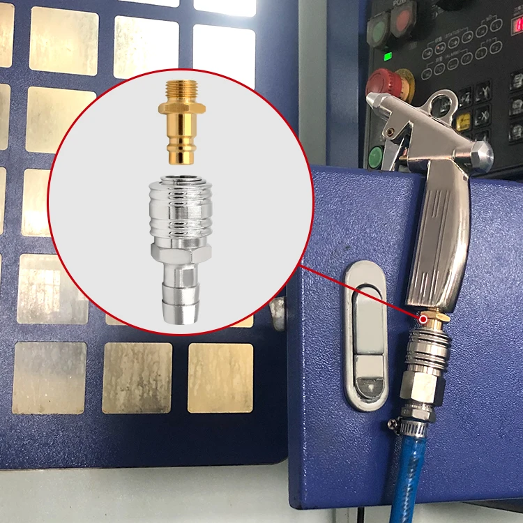 DN 7.2 Nickel Plated 13mm air hose connector quick coupling coupler