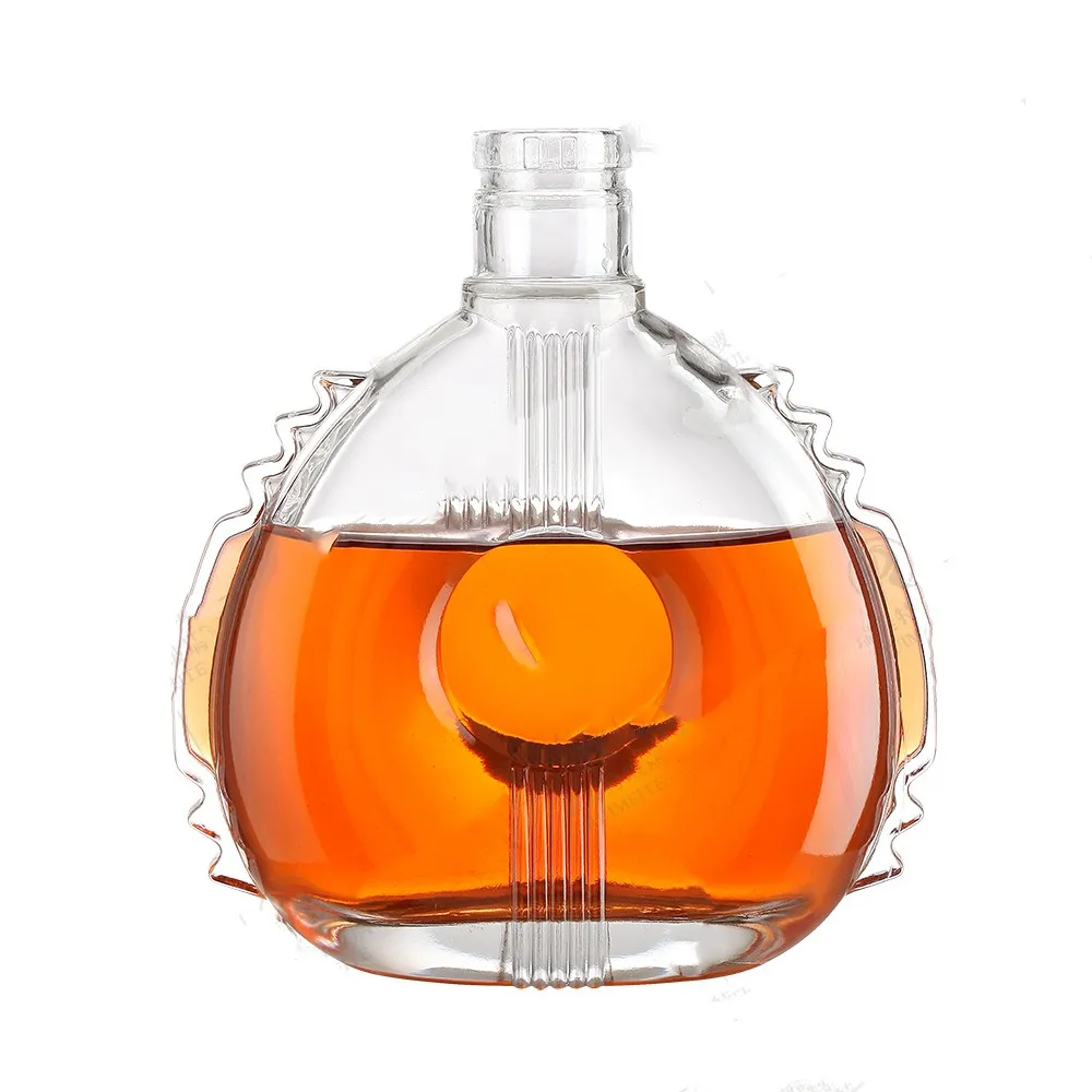 Manufacturer Custom 2000ml 1500ml Brand Your Own Vodka Tequila Alcoholic Beverage Rum Bottles Whisky Glass Bottle