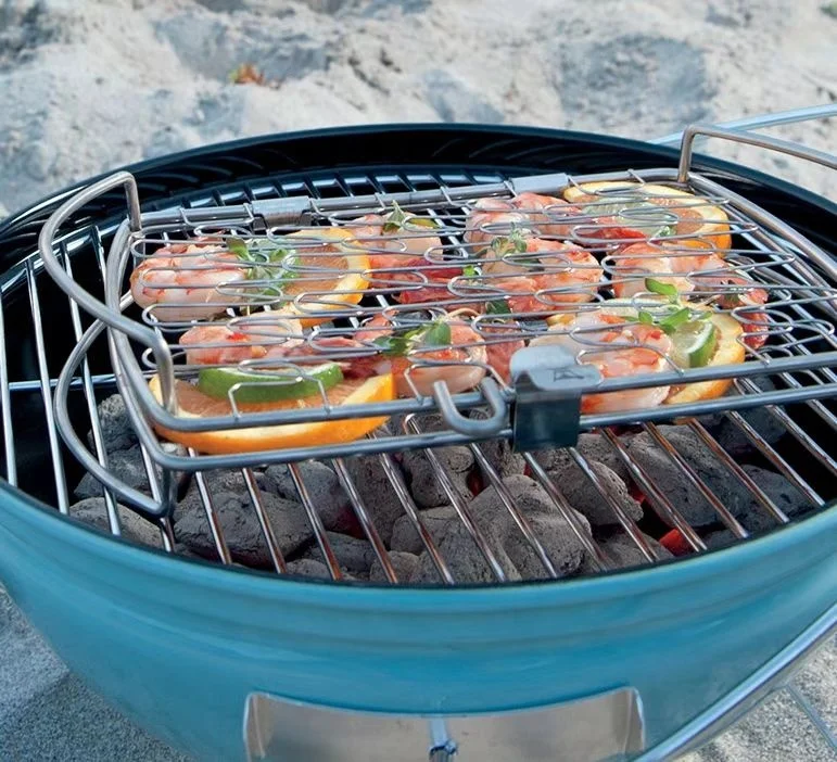 BBQ Grill Basket Non-stick Barbecue Mesh for Grilling Fish Shrimp Meat