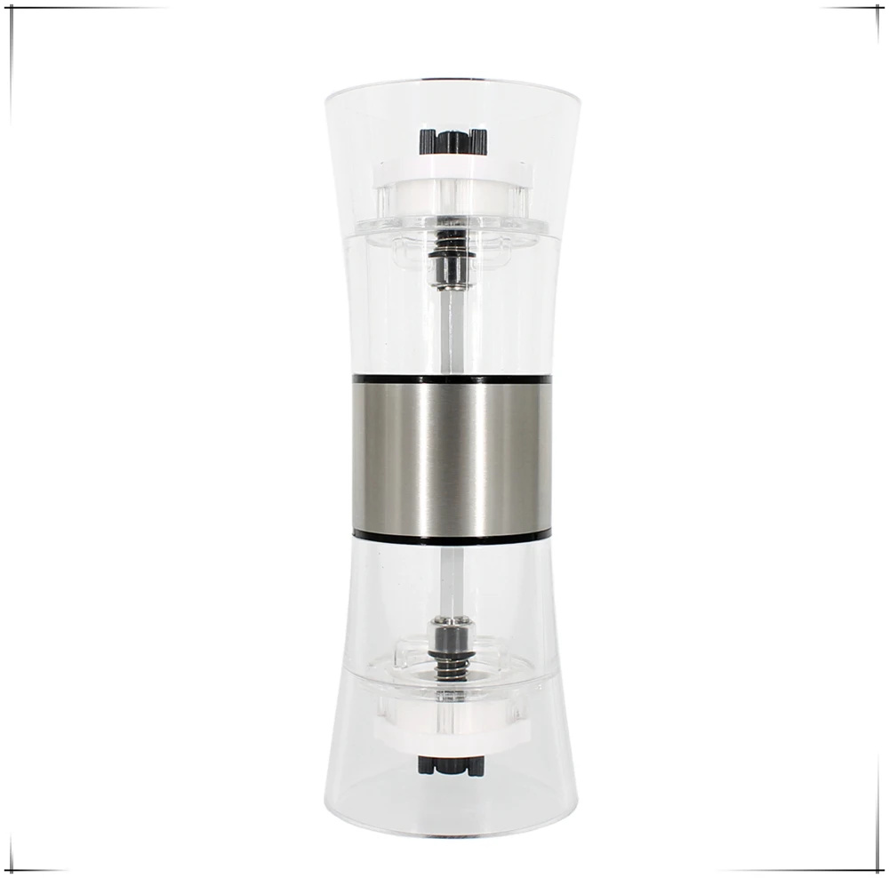 New Item 2 in 1 dual manual salt and pepper grinder