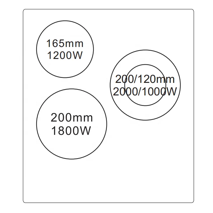 45cm ceramic hob, slim, warm, easy control
