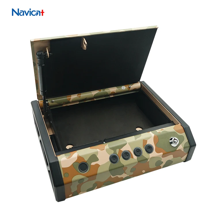 Biometric Touchscreen Fingerprint Quick-Access 4 Digits Password Multiple Pistol Gun Safes for Handguns