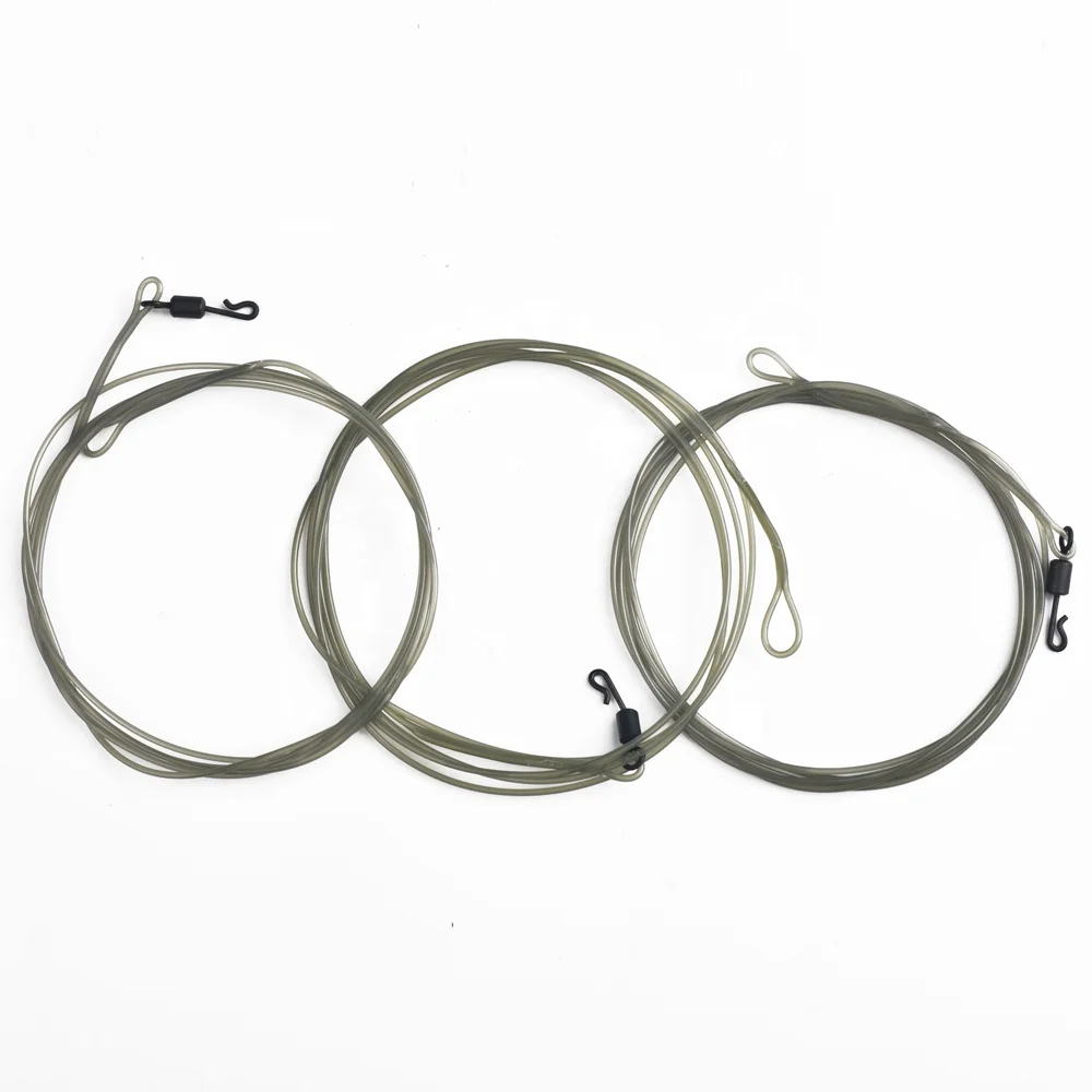 High Strength carp leader  Nylon Tapered Leader with one loop